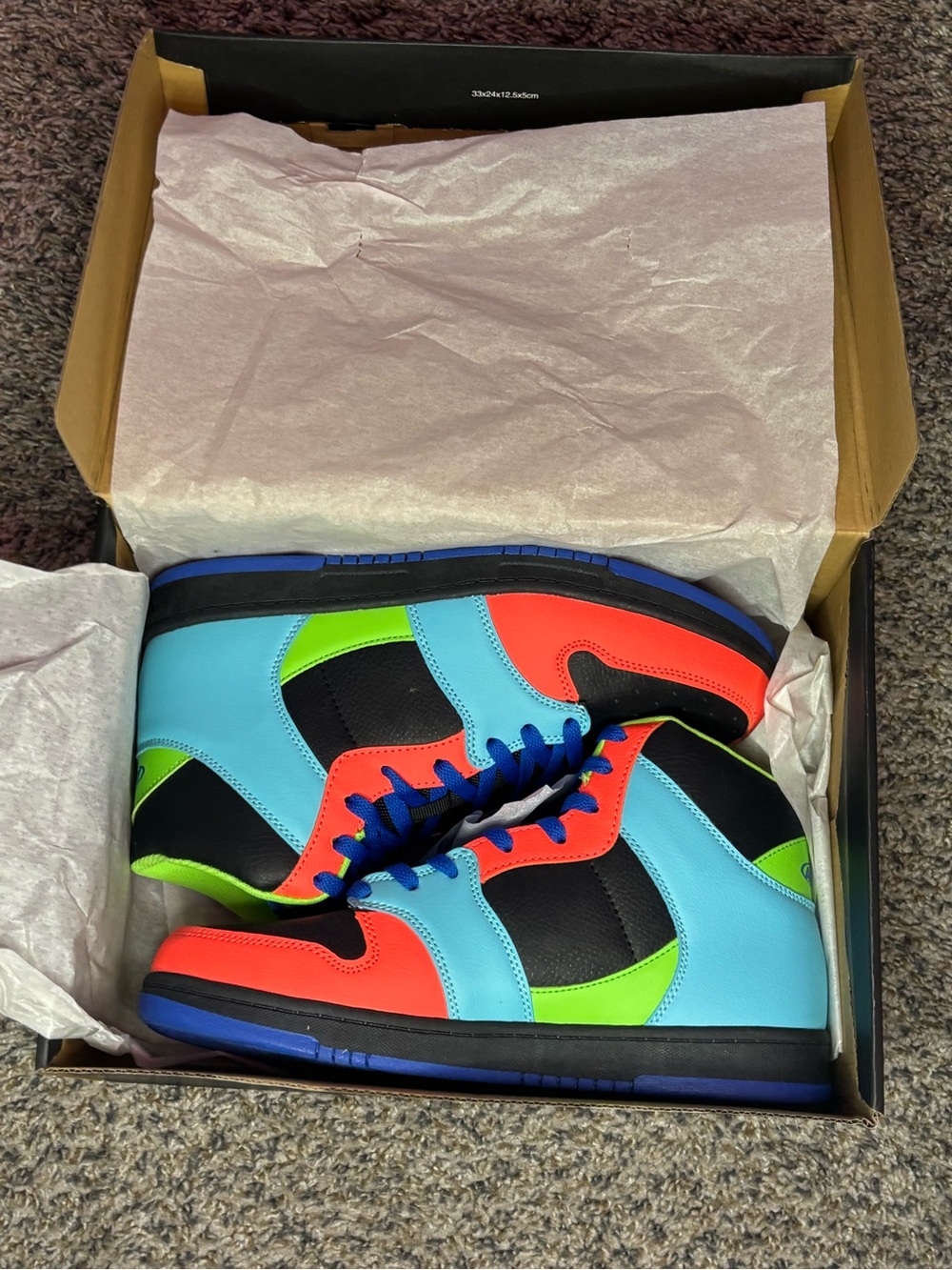 NEW AND1 Slam Mid TPR Basketball Shoes Men’s Size 9 High Tops
